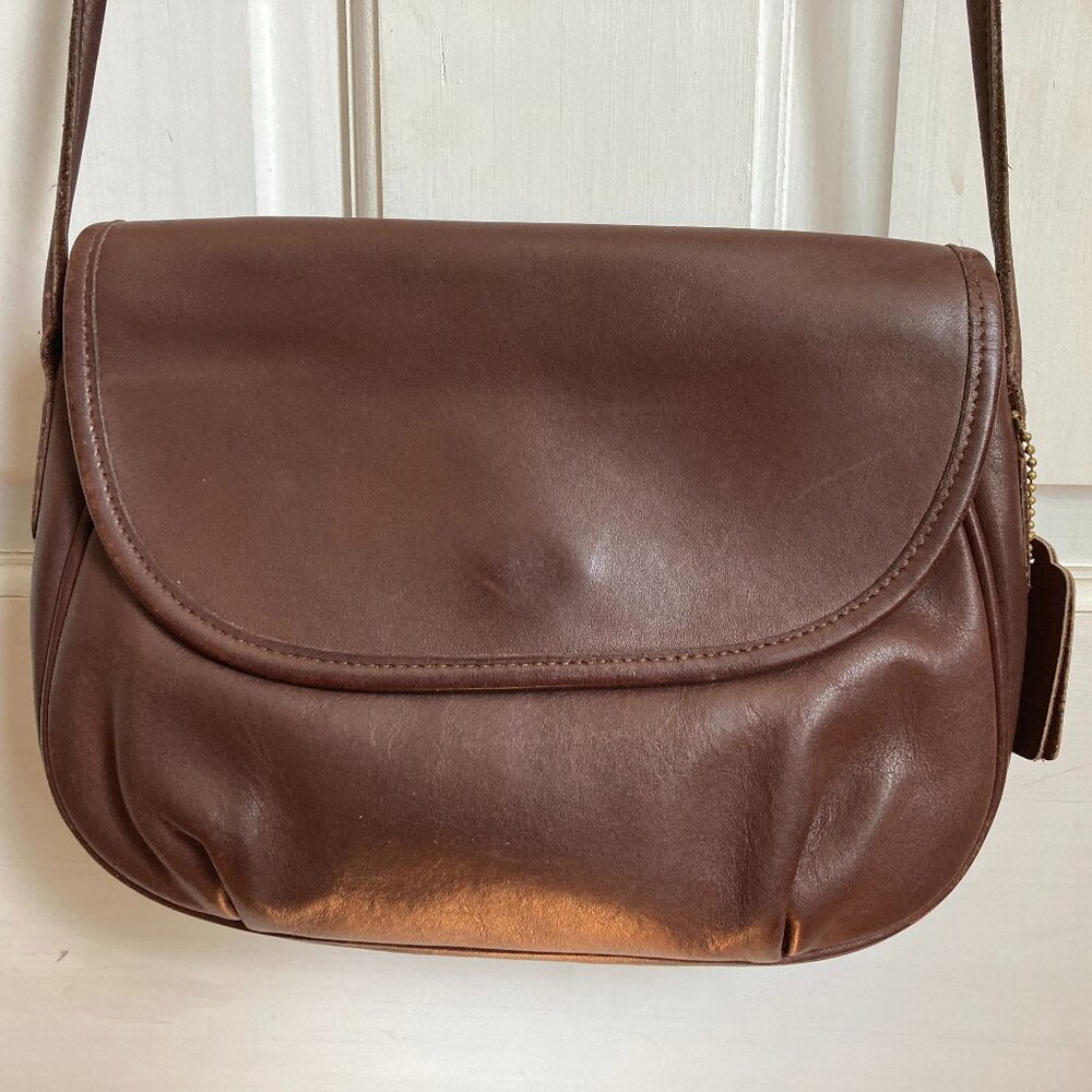 Vintage leather Coach Café purse